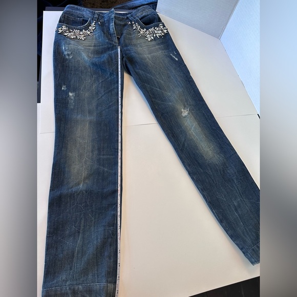 Dolce & Gabbana distressed bejeweled jeans - Picture 16 of 16